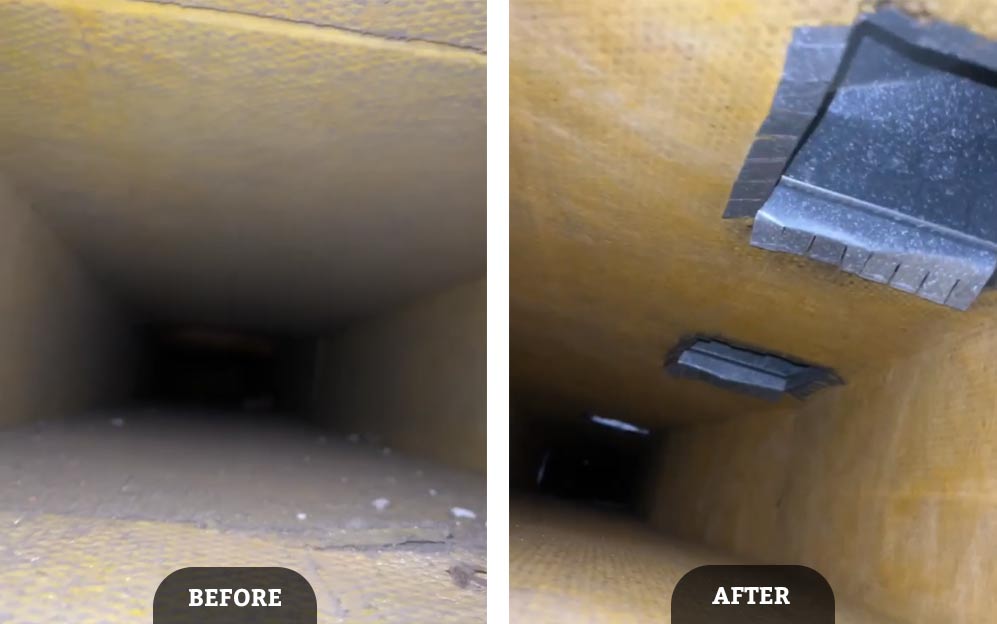 Air Duct Cleaning Results